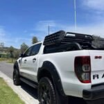 Rollbar Universal 4x4 Pasamanos Negro Con Canastilla Chico - Imagen 7