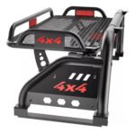 Rollbar Universal 4x4 Negro Con Canastilla Chico - Imagen 6