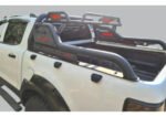 Rollbar Universal 4x4 Pasamanos Negro Con Canastilla Chico - Imagen 4