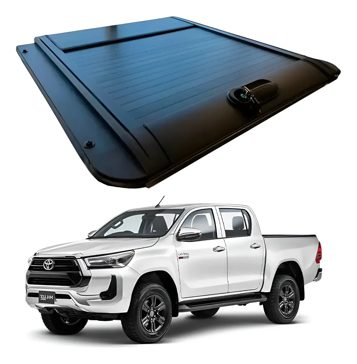 D_NQ_NP_2X_625503-MLM111546974499_052026-F Tapa Batea Retractil Hilux 2016-2026 Cortina Manual - Imagen 1