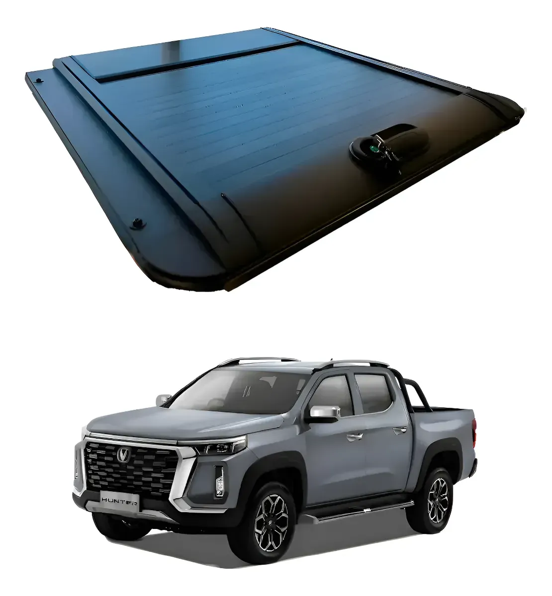 D_NQ_NP_2X_950129-MLM116716830432_092026-F Tapa Batea Retractil Changan Hunter 2024-2026 Cortina Manual - Imagen 1